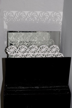 3D printed drawing in mirror box